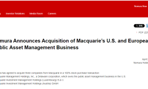 “特朗普风暴”吹不熄野村信心：豪掷18亿美元抄底美国资产