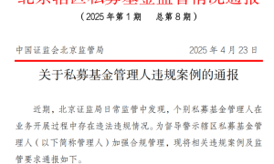监管通报私募违规典型案例，承诺收益、挪用基金资产等被点名，自查整改已箭在弦上